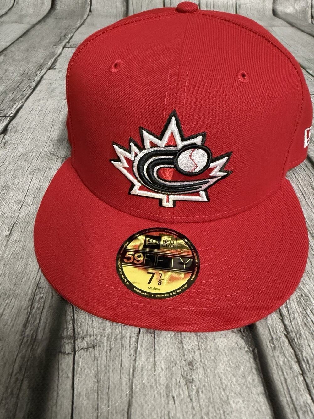 New Era Adult World Baseball Classic 2026 Canada Logo 59Fifty Fitted Hat 7 7/8